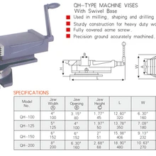QH150 машина тиски инструменты