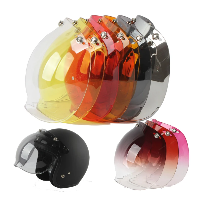 

BEON helmet visor vintage retro motorcycle helmet bubble shield visor shield glass lens beon shoei open face helmet visor