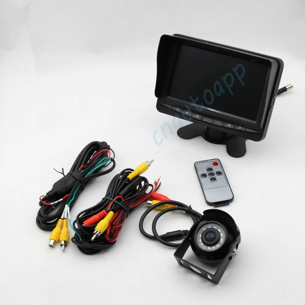 

SONY CCD 180 Degree Horizontal Wide Angle Rear-view Camera With 6.5 Inch Monitor Kit For Truck Bus Car Agricultural Machinery