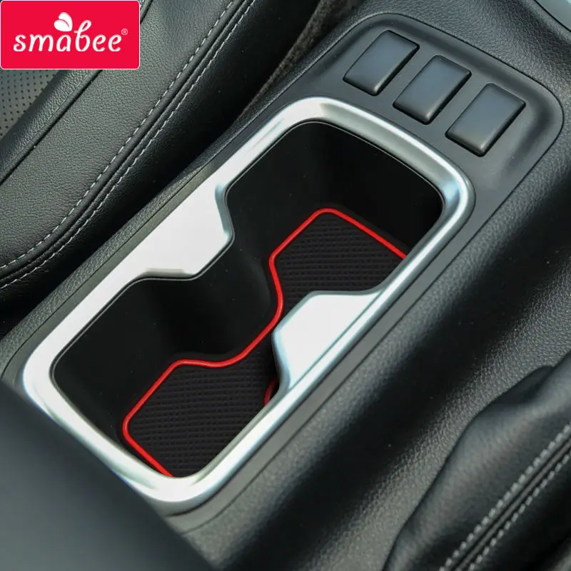 smabee For Nissan Navara NP300 D23 2015 2016 Gate slot pad font b Interior b font