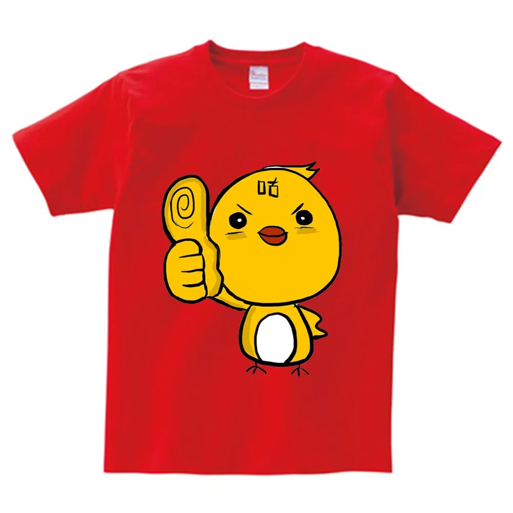 Детская футболка с принтом «Cuckoo» для детей 2-14 лет, детская одежда, летняя футболка с короткими рукавами для мальчиков и девочек, Милая