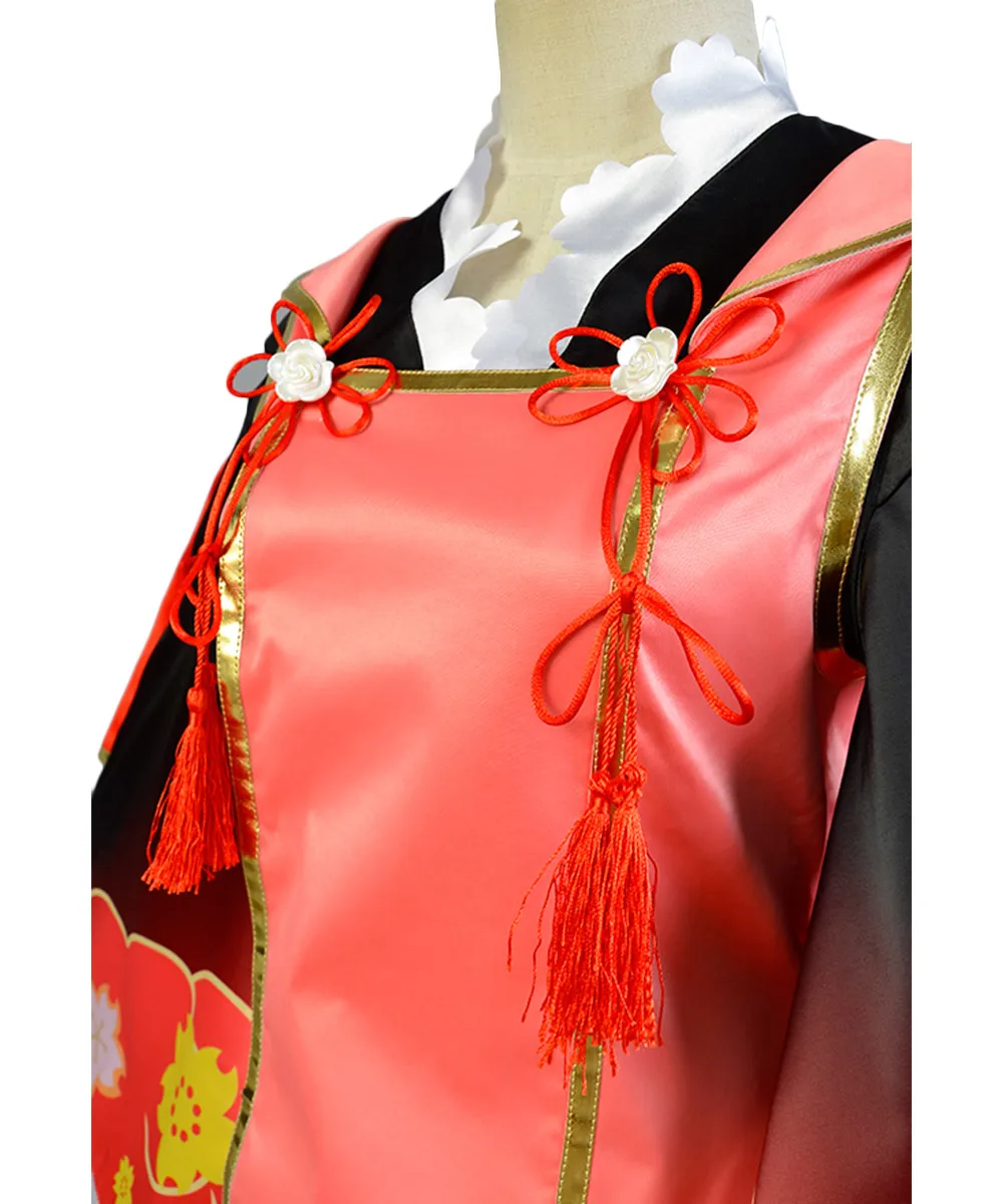 Новое поступление Аниме love Live Косплей костюмы Youkai Arousal Zashiki Warashi Nico Yazawa Кимоно