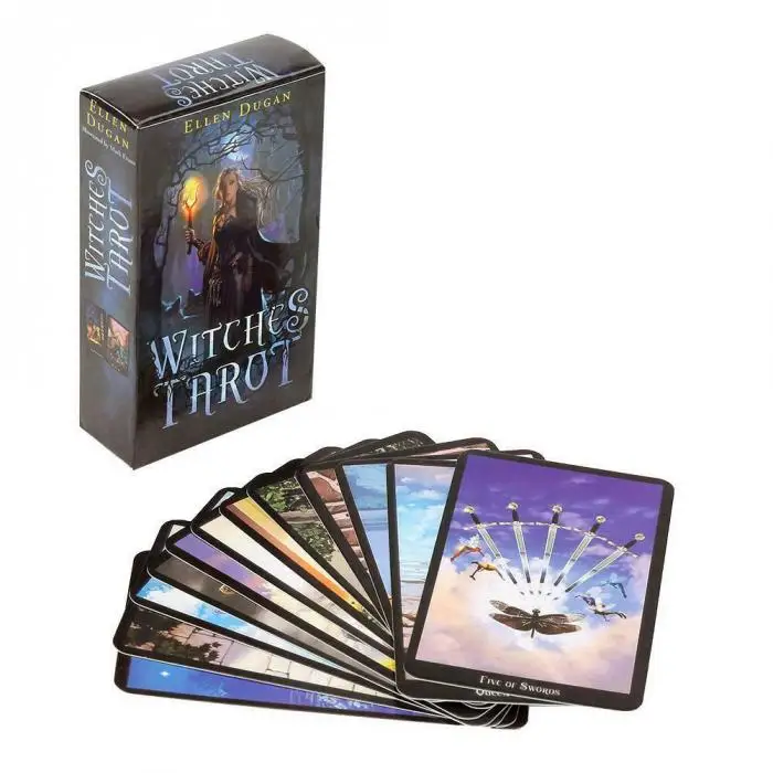 1 коробка 78 карт ведьма колода карт Таро Future Fate Indicator forection Cards настольная игра-40
