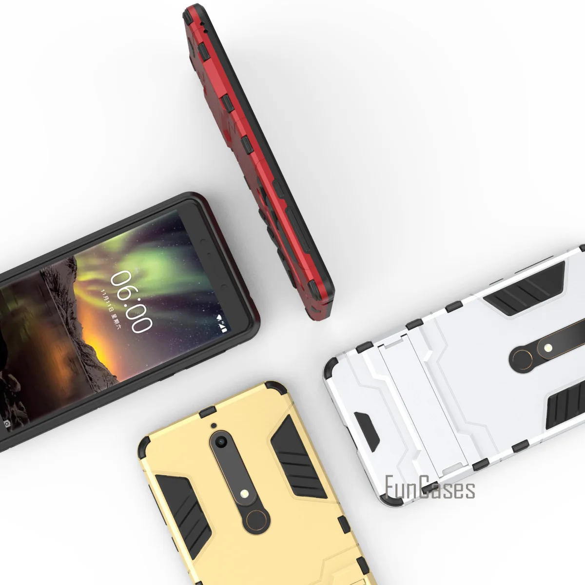 Спортивная серия чехол для телефона Nokia 6 2018 защита от падения сильная капа