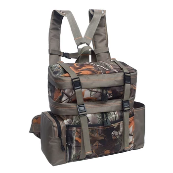 

2-in-1 Outdoor Hunting Vest Pack Backpack Hunting Bags Tactical Adjustable Vest Camping CS Bags 600D oxford fabric