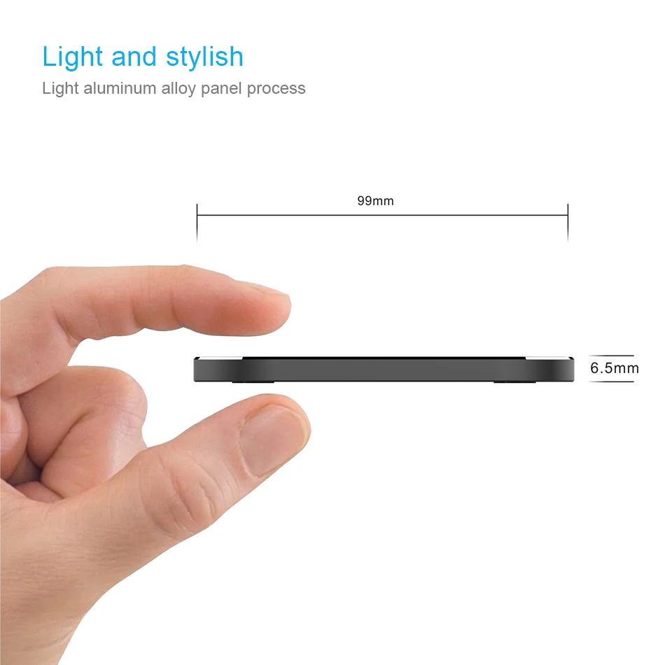 !ACCEZZ 7.5W Portable Qi Wireless Charging For iPhone X 8 XS Max XR Phone Charger 10W For Huawei Samsung Galaxy S9 S8 Plus Note9 (6)
