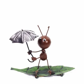 

Pastoral Home Decoration Miniatures Props Metal Ant Model Figurines Craft Ornaments Bar Coffee Handicraft Furnishing Articles