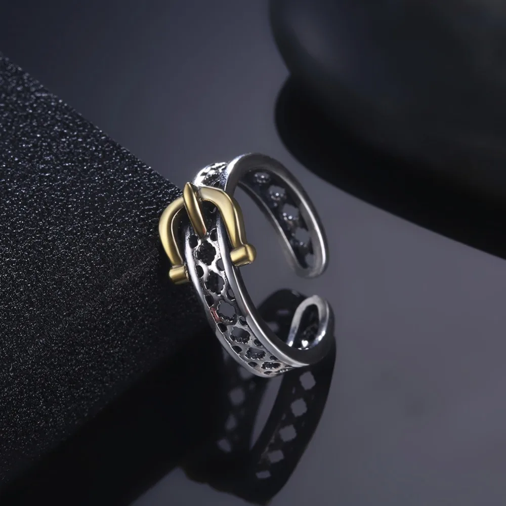 Adjustable Brass 925 silver Rings For Women Classic Anniversary Gift 2018 New Arrival Big Sale Price $4.99 (jewelora RI103548)