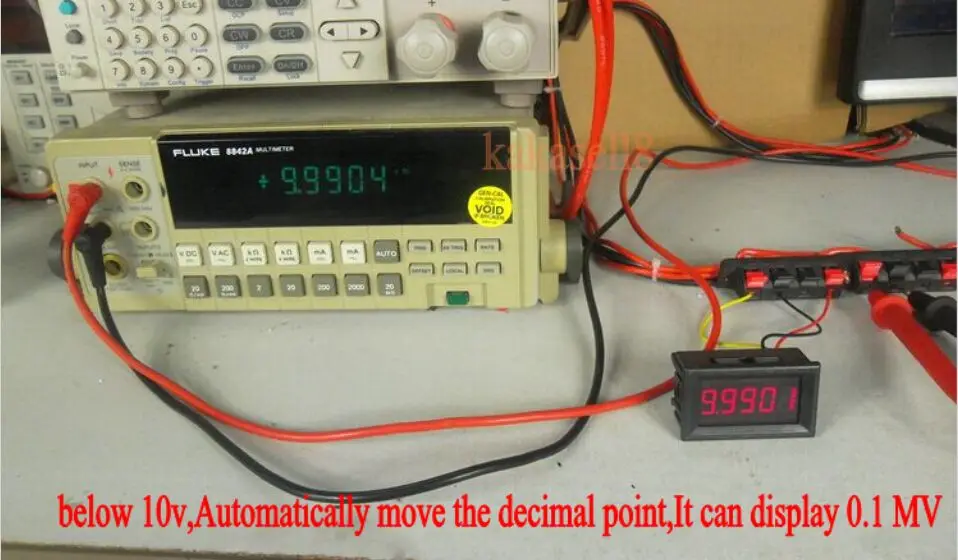 Высокая точность постоянного тока от 0 до 33,000 в цифровой светодиодный вольтметр Вольт тестер измеритель напряжения