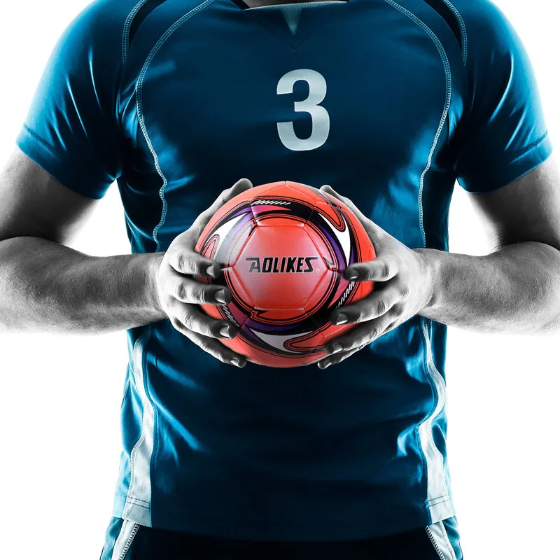 

AOLIKES Official Size 5 Football Soccer Ball Goal Team Match Training Balls With Pump Bag Net Free Gift Indoor Outdoor Play
