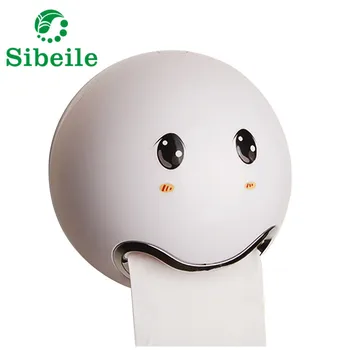 

SBLE 1PC 5 Colors Bathroom Paper Roll Holder Christmas Toilet Tissue Holder Roll Rolling Paper Holder Box Durable Wall Mounted