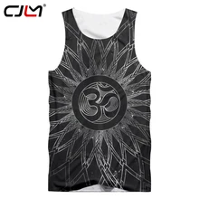 CJLM мужские майки, черные, Новое поступление, 3d крутой принт, графическая майка, мужская, s Fit, тонкая, с круглым вырезом, без рукавов, майка, унисекс, рубашки