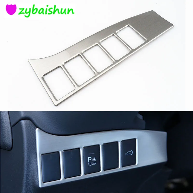 

for Mitsubishi Outlander 2013 2014 Aligin Adjustment knob decorative panel saucer stainless steel auto accessories