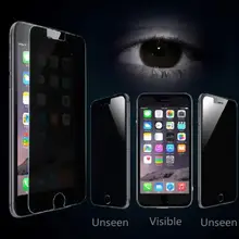 DHL 200 шт. Премиум Настоящее Закаленное Стекло anti-выглядывает-шпион конфиденциальности Плёнки для iPhone 6 4." Экран протектор Защитная сетка