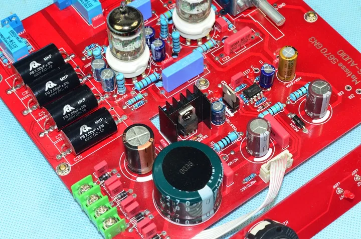 Собранные YS-D1 5670 Tube Preamp доска 3 входных база по Матисса схемы предусилителя