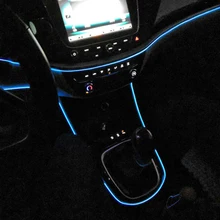 Luzes led flexíveis no interior do carro, atmosfera automotivo, para toyota rav4 camry corolla CH-R 86 tacoma yaris, acessórios