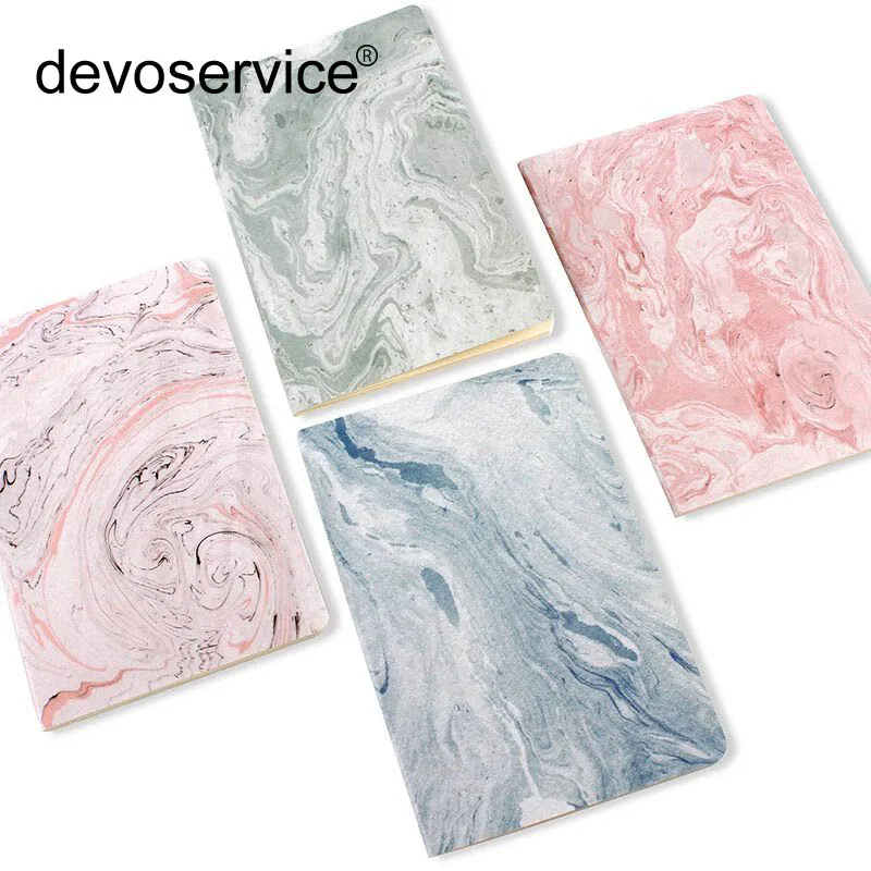 

Marble Designs Soft Cover A5 Notebook Lines Composition Diary Book Traveler's Journal Planners Cute Stationery Office Supplies