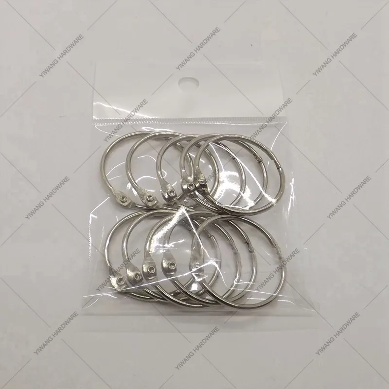 Metal de Folhas Pasta do Livro Anéis de Suspensão Aberto para Sala de Aula Pcs Soltas Anel Coleção 38 mm 44 51 10 7 High Quality Material escolar e de escritório
