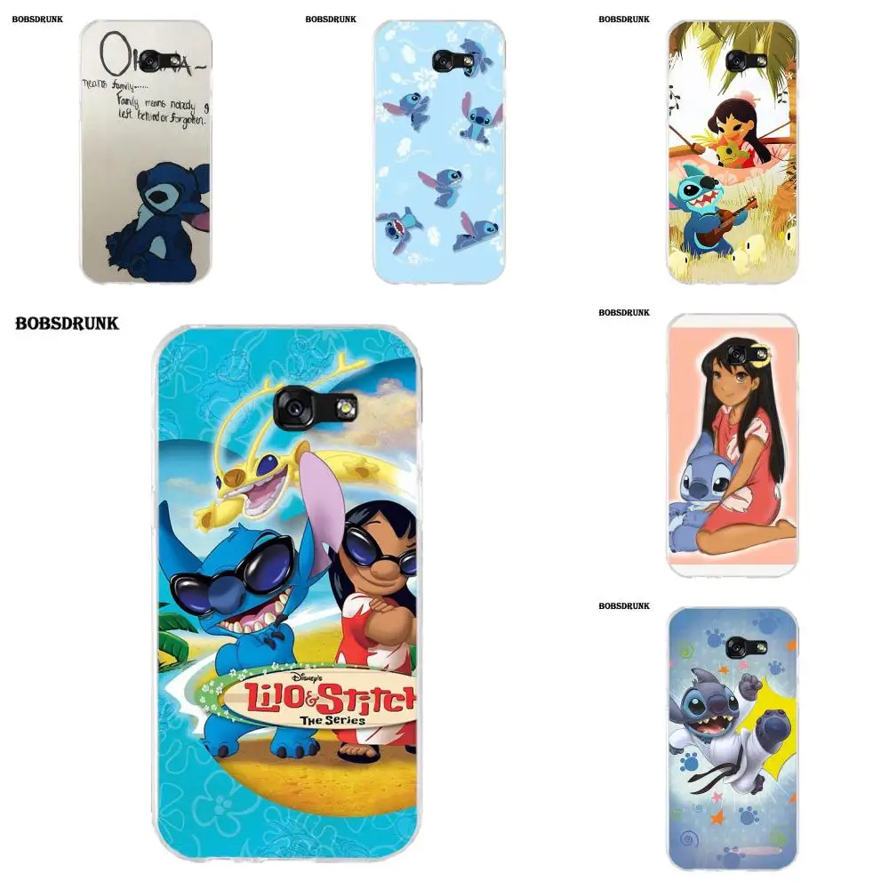 

EJGROUP Ohana Lilo & Stitch Soft TPU Covers Capa For Samsung Galaxy A3 A5 A7 J1 J2 J3 J5 J7 2015 2016 2017