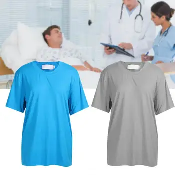 

Adult Incontinence Nursing T-shirt Convenient to Take off Postoperative Nursing Clothes brace support