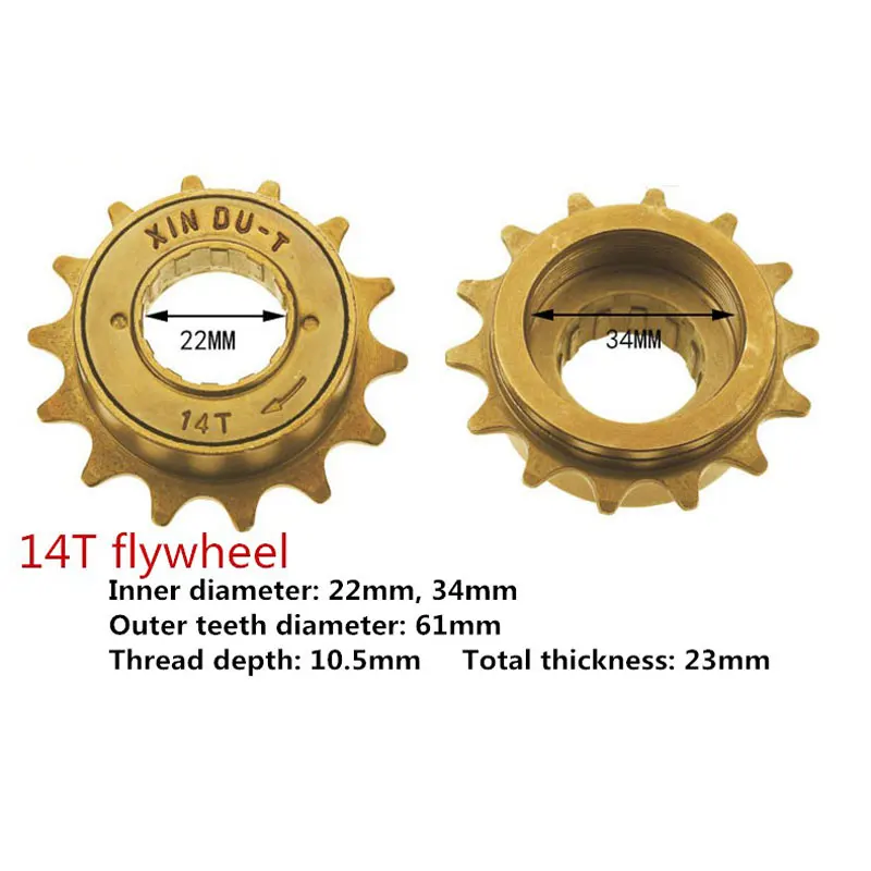 Single Speed Freewheel 12T/14T/16T Flywheel Sprocket Gear Three-speed Bicycle Freewheel Bicycle Accessories CZF005 bicycle sprocket gear bicycle parts bike sprocket bike freewheel