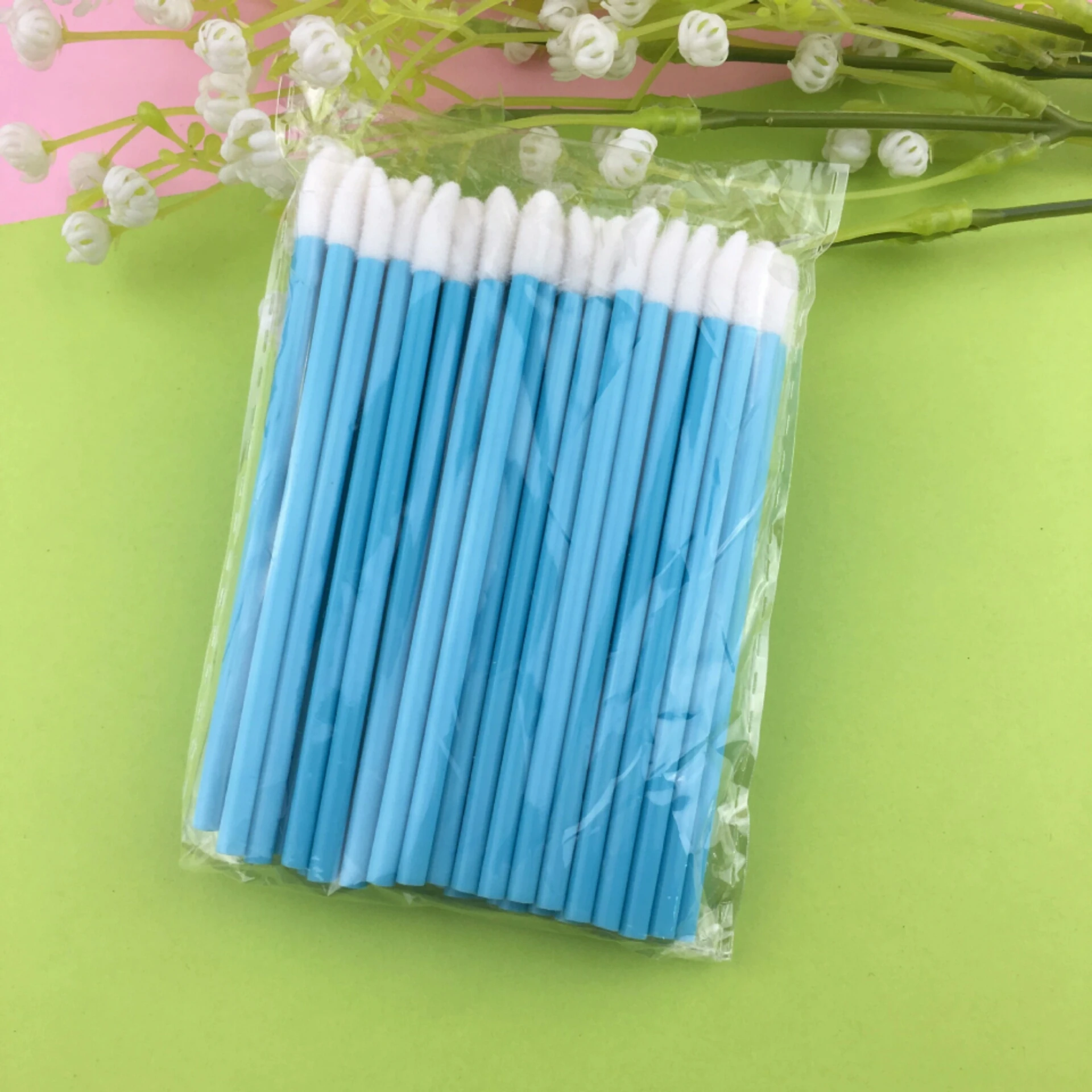 Disposable Lip Brush Makeup Brushes Pen Lipstick Mascara Lip Brushes Cleaning Cosmetic Brush 5/50 Pcs Makeup Applicators