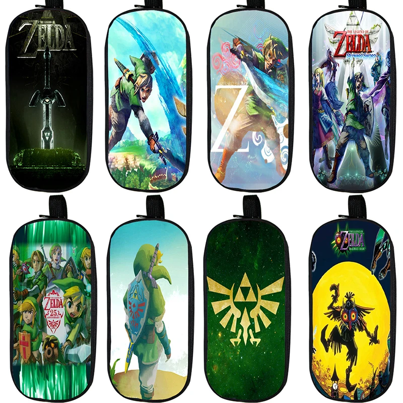 

New The Legend of Zelda Pencil Case Link Children Boys Girls School Supplies Fashion Cute High Quality Pen Bag for Kids Teens