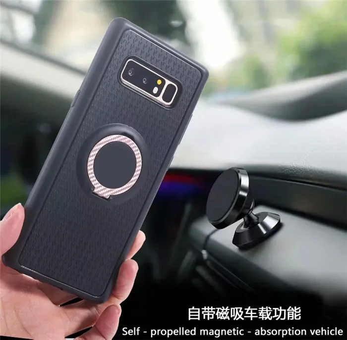 

For Samsung Galaxy S10 S10 Plus case Car Magnetic Suction Bracket Case Finger Ring Case for Galaxy S10 Lite Soft TPU Back cover