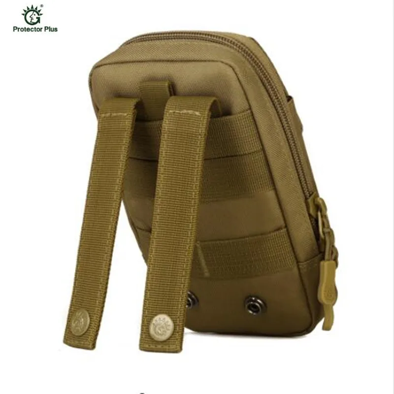 Kaufen Militärische Taktische Nylon Wasserdicht Molle tasche Handy Paket Camouflage Klettern Armee Befestigt Packs Reise Wandern Taschen