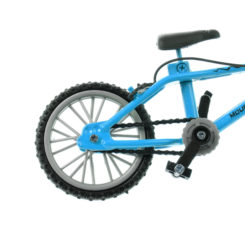 1:24 Miniature Alloy Finger Bike Mountain Bicycle Diecast Vehicle  Model Desk Gadget Toy