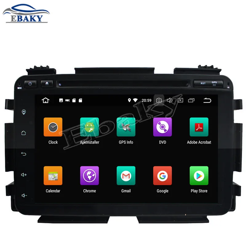 Cheap NaviTopia 8inch 4GB RAM 64GB ROM Octa Core Android 9.0 Car DVD Player For Honda HRV 2015 VEZEL 2015/GPS 2