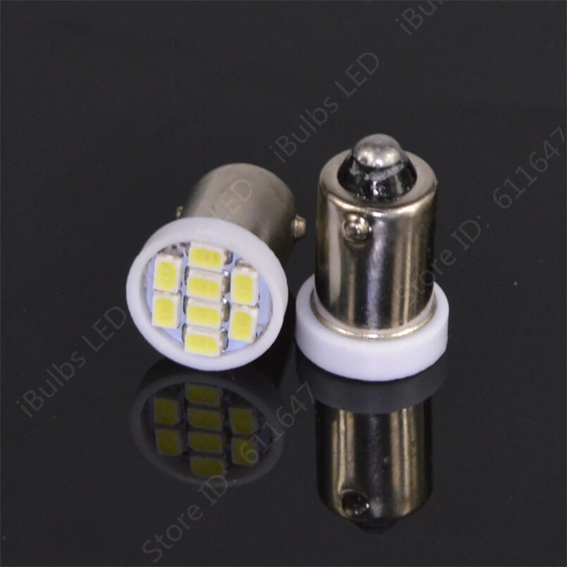 100 шт. Лучшая цена T11 BA9S 1895 T4W 363 8 светодиодный 1206 SMD Автомобильный свет для чтения боковая клиновидная лампа DC12V