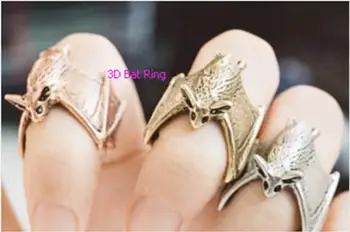 

Drop shipping-3D Retro Bat Ring