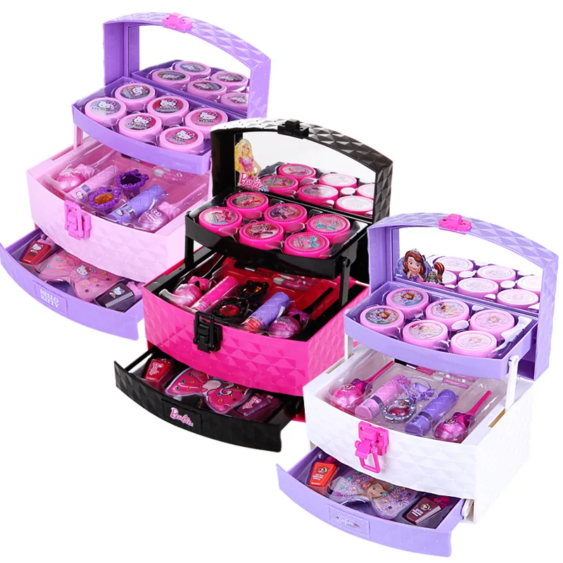 price cut Disney Children's Makeup Toys Cosmetics Princess Makeup Box Set Safe Non-toxic Girl Toy Gift