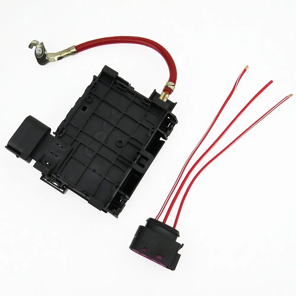 DOXA NEW Battery Fuse Box + Connector Cable Plug For VW Beetle Jetta Bora  Golf MK4