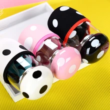 Цветная портативная бутылка для воды, Спортивная Беговая уличная посуда для напитков, стеклянная кружка Copos De Vidro, дешевые стеклянные чашки Glazen Jar 50M1095