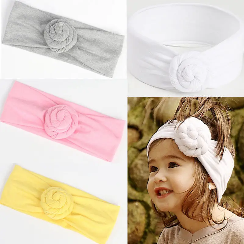 Детская эластичная повязка на голову с цветочным узором|gift gifts|gift girlgift accessories |