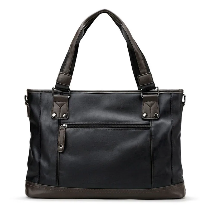 Для Мужчин's Портфели сумки на плечо для Бизнес Винтаж сумка 1" ноутбук сумки из натуральной кожи мужские сумки через плечо кожаные сумки для путешествий, сумки XA176ZC