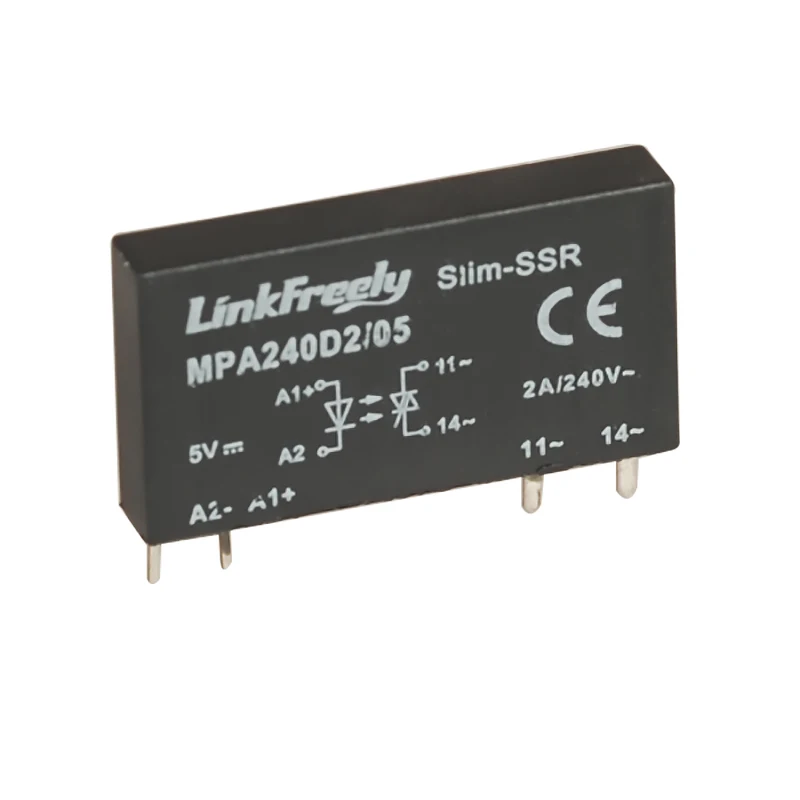 MPA240D2/05 4 вывод pcb микро реле напряжения переключатель модуль 5 В DC в 240VAC/2A выход, умный Авто DC AC SSR твердотельные реле банк