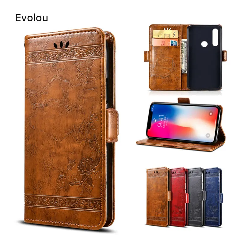 

luxury Retro Embossed Flip leather case for Umidigi A5 Pro cover Wallet Card Slot Stand Case for Umidigi A5 Pro phone cover