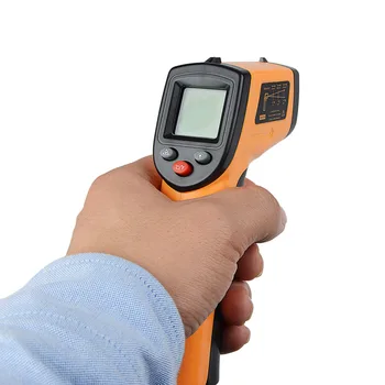 

Portable Infrared Thermometer Laser LCD Digital IR Temperature Meter Gun -50~380 Degree Non-Contact High Precision Thermometer