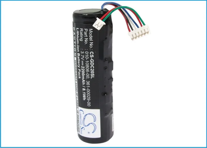 

Cameron Sino 2200mAh Battery For GARMIN Astro System DC20, DC20, DC30, DC40, Dog Tracking DC 20