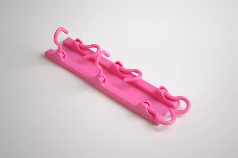 1 шт. недорогой кухонный шкаф настенный крючок для шкафа кухонного хранения крепкие липкие крючки - Цвет: pink