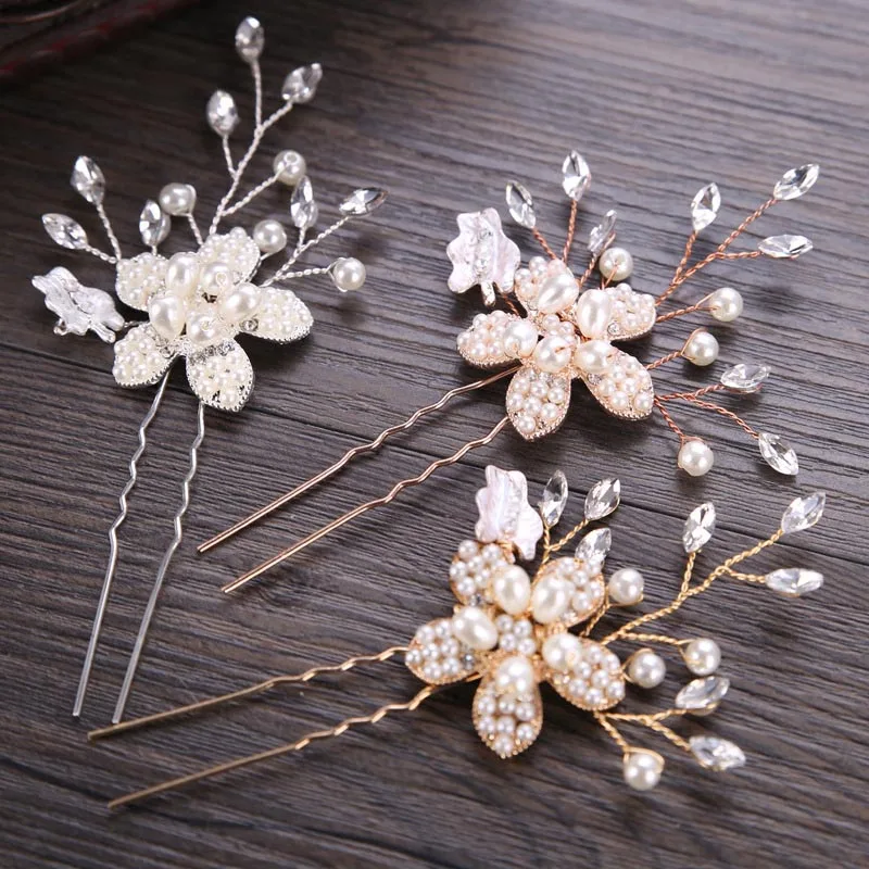 New Fashion Ladies Charm Bridal Wedding Hair Pins Bridal hairpins