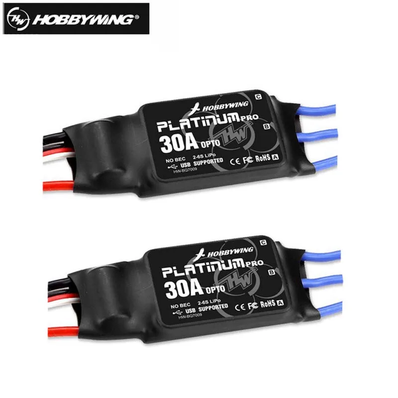 

HOBBYWING Platinum 30A Pro 2-6S Electric Speed Controller (ESC) OPTO - Specially for Multi-rotor