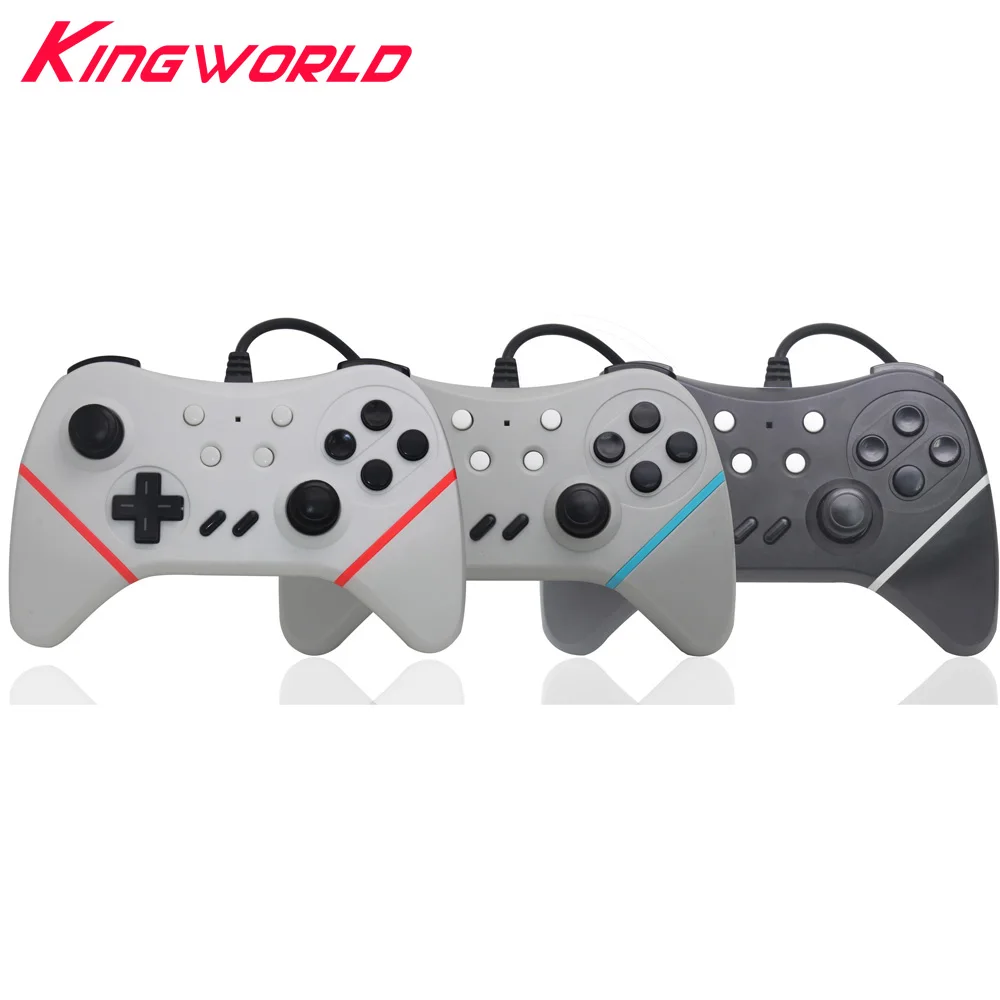 

Wired USB Changeable Color Strips Pro Controller Gamepad for S-w-i-t-c-h Console and PC
