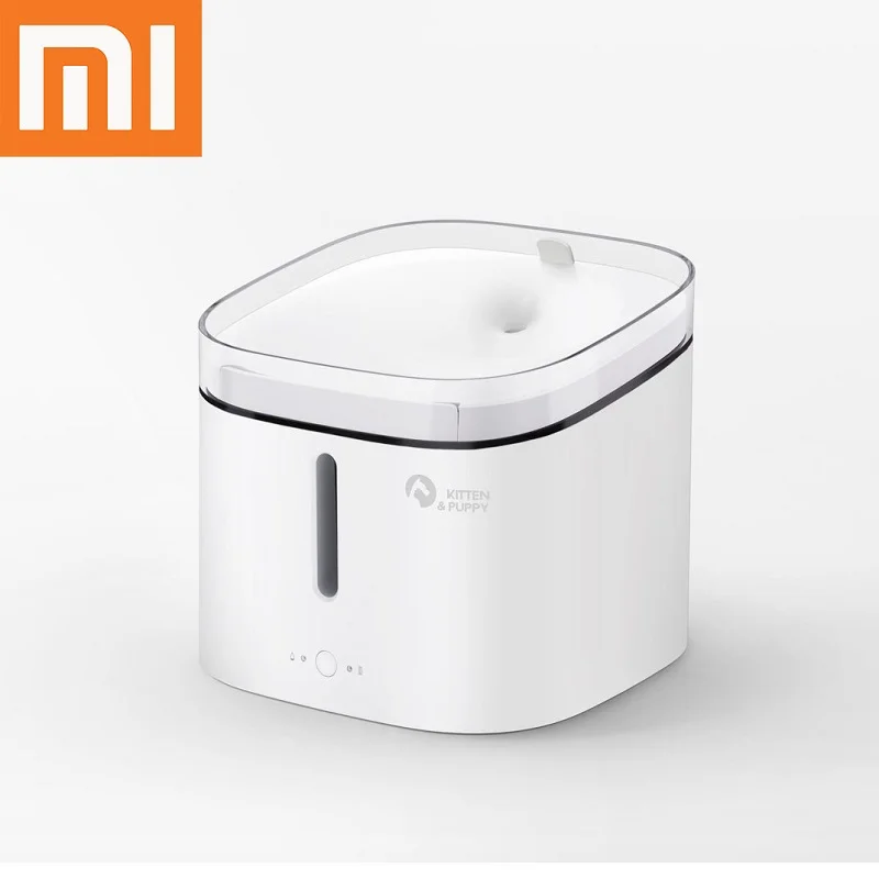 Xiaomi Youpin Pet диспенсер для воды для собак и кошек чистая струящаяся вода маленький питомец диспенсер для воды четырехкратная фильтрация - Цвет: white