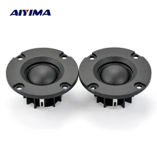 Aiyima 2 polegada 4/6/8 ohm 15w cúpula filme de seda tweeters alto-falante de áudio alto-falante de alta fidelidade de neodímio 20 núcleos mini portátil 2pcs