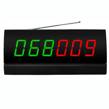 

SINGCALL.wireless paging system,receiver information,the screen receiver that show 2 groups of 3 digits with different color
