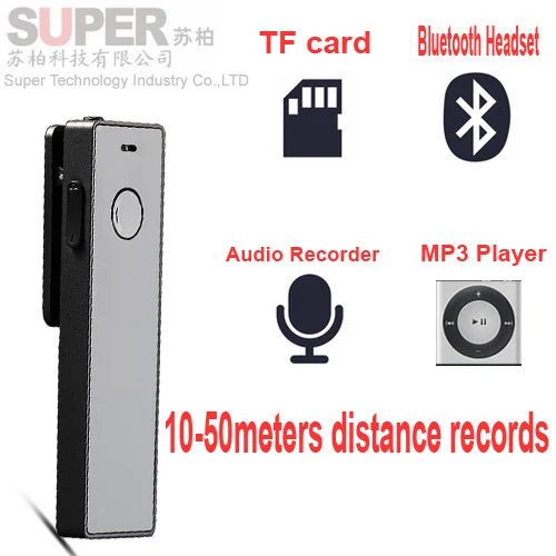 

8GB mp3 player 4 in one function bluetooth headphone+card reader+digital voice recorder audio recorder music player save 1360H